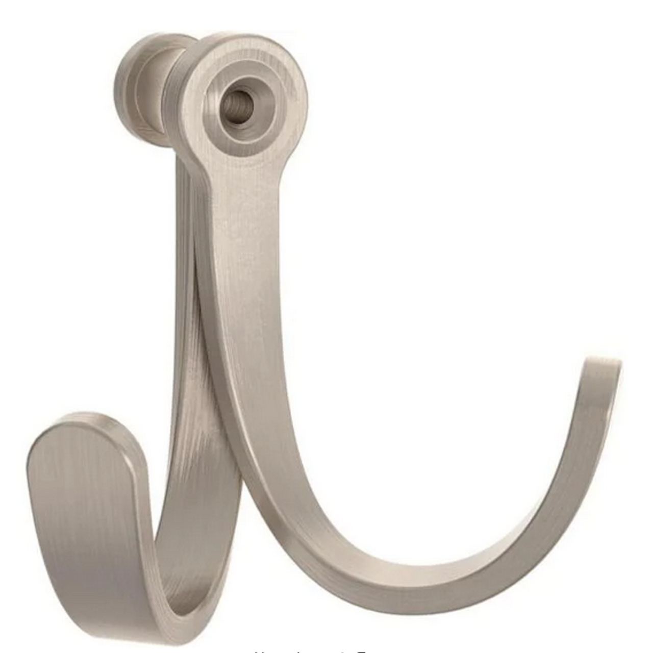 Liberty B43198-SN Satin Nickel 3" Rustic Farmhouse Hook Coat, Hat, Robe Hook