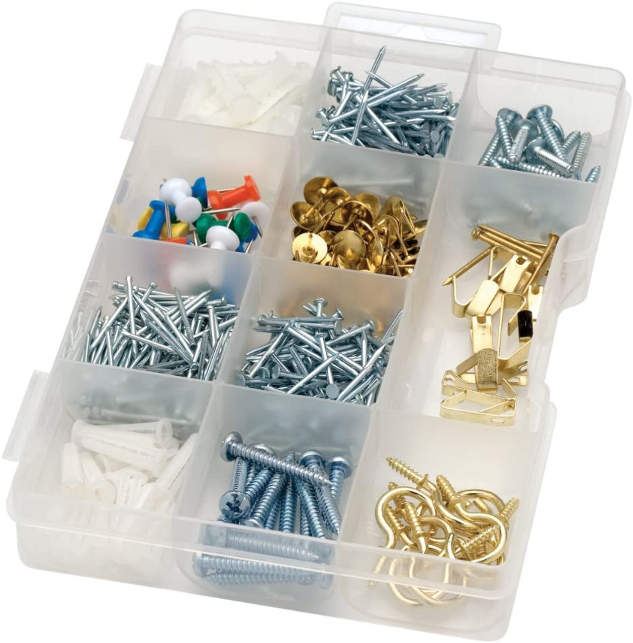 Arrow 160386 513 Piece Kitchen Drawer Nail/Tack/Brad Assortment Pack