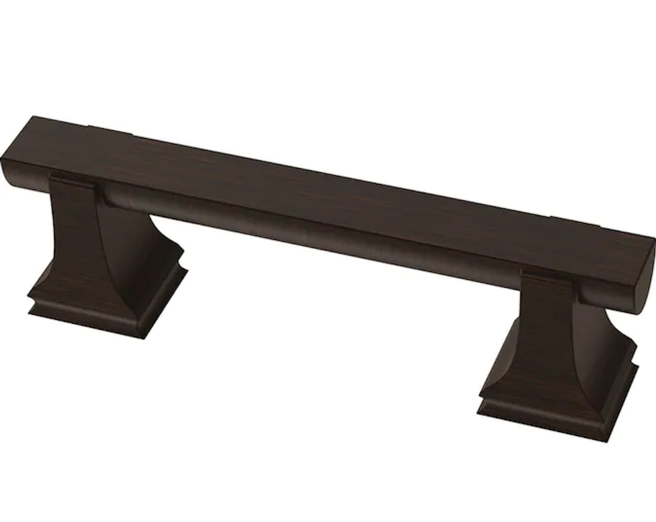 Liberty P43457W-BZM  3" Classic Footed Cabinet Drawer Pull Matte Bronze Finish