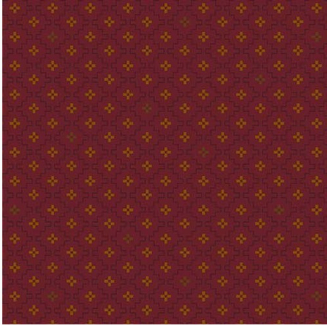 Henry Glass Stair Stepped Boxes Cranberry Fabric By The Yard