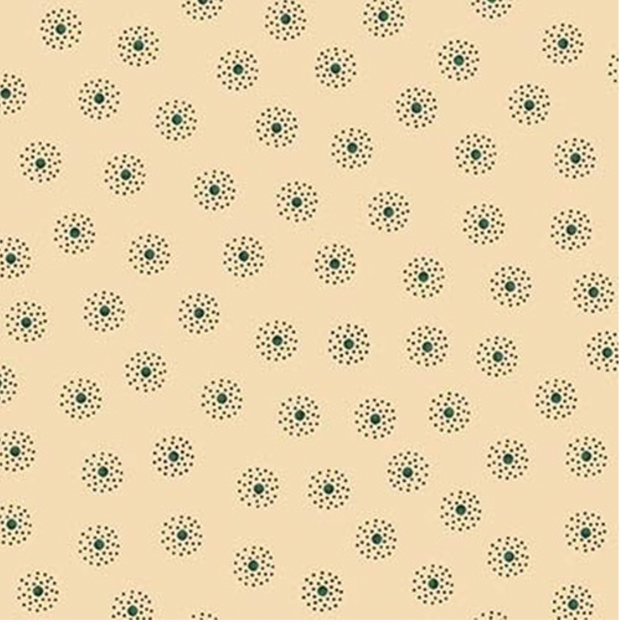 Henry Glass Right as Rain Polka Dot Clusters Cream Fabric By Yard