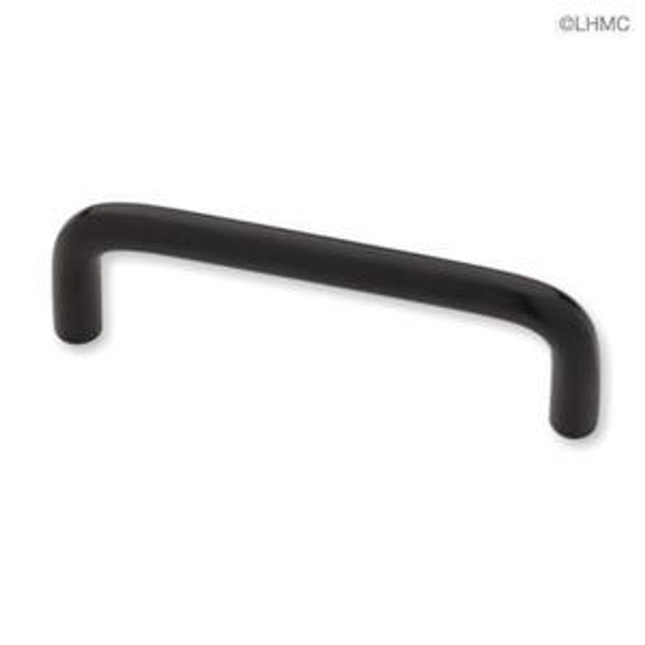 P604DAV-FB Black 3" Wire Cabinet Drawer Knob Pull