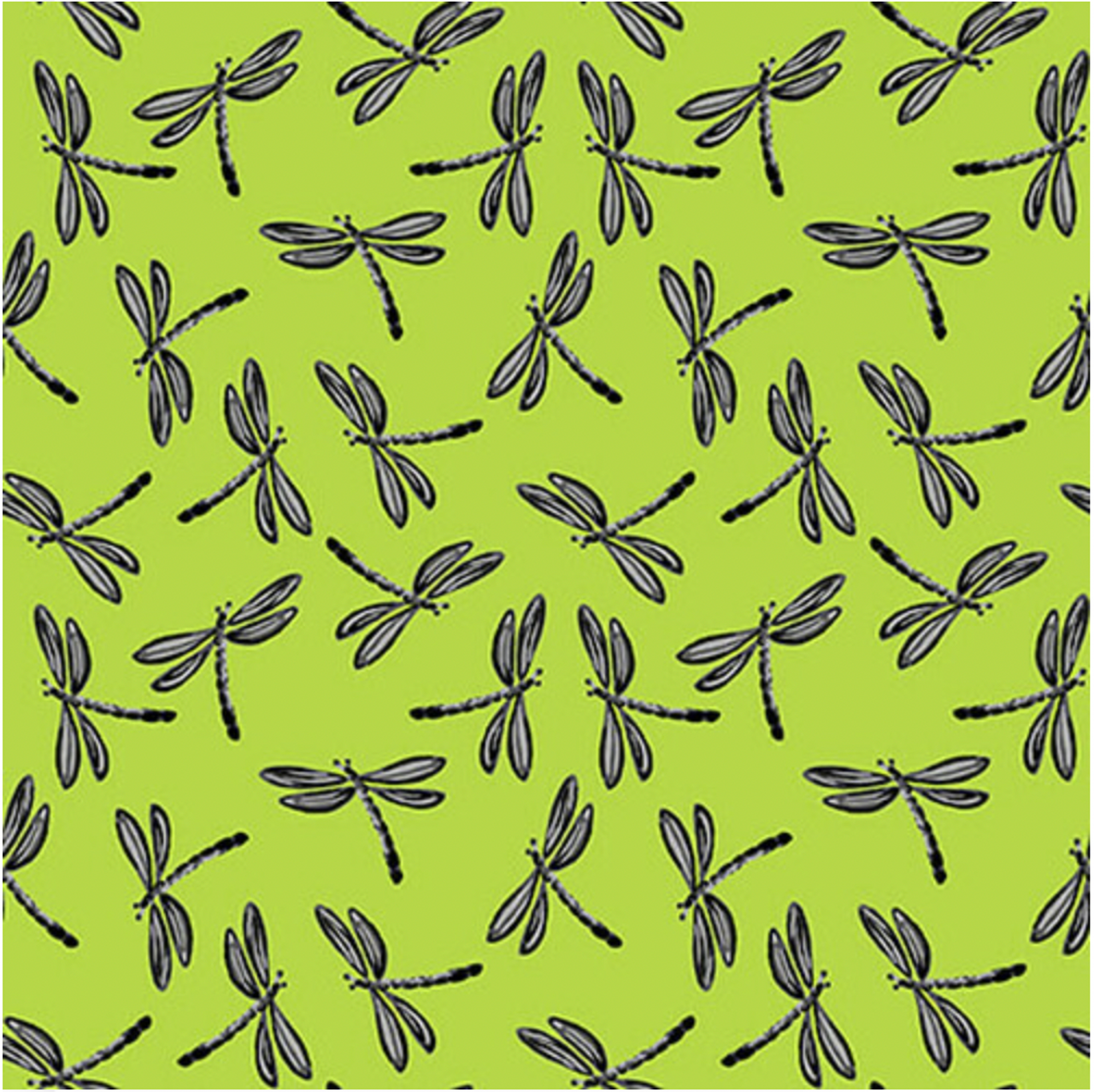 Blank Quilting Soho Sushi Dragonfly Green Fabric By The Yard