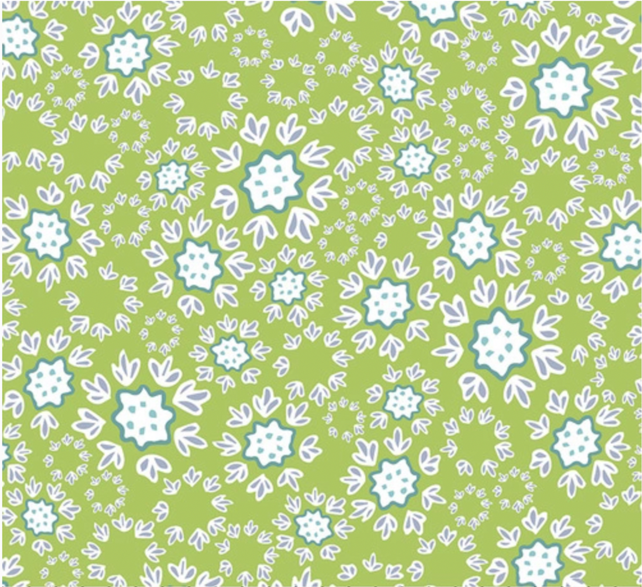 Victoria Findlay Wolfe Night Fancy Frills Green Fabric By Yard