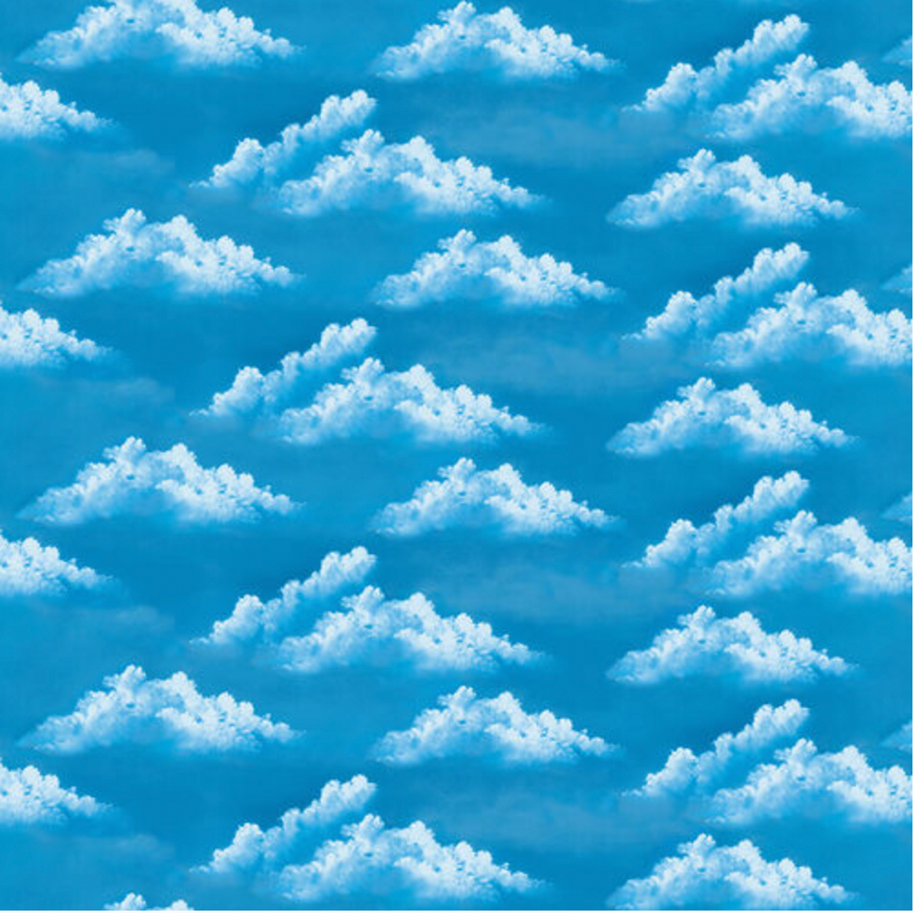 Studio E Bob Ross Joy of Painting Happy Clouds Fabric by The Yard