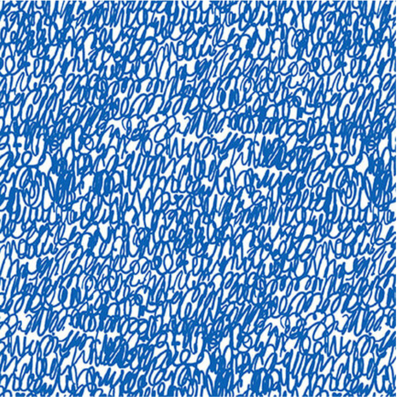 Blank Quilting Points of Hue Scribble Navy Fabric By Yard