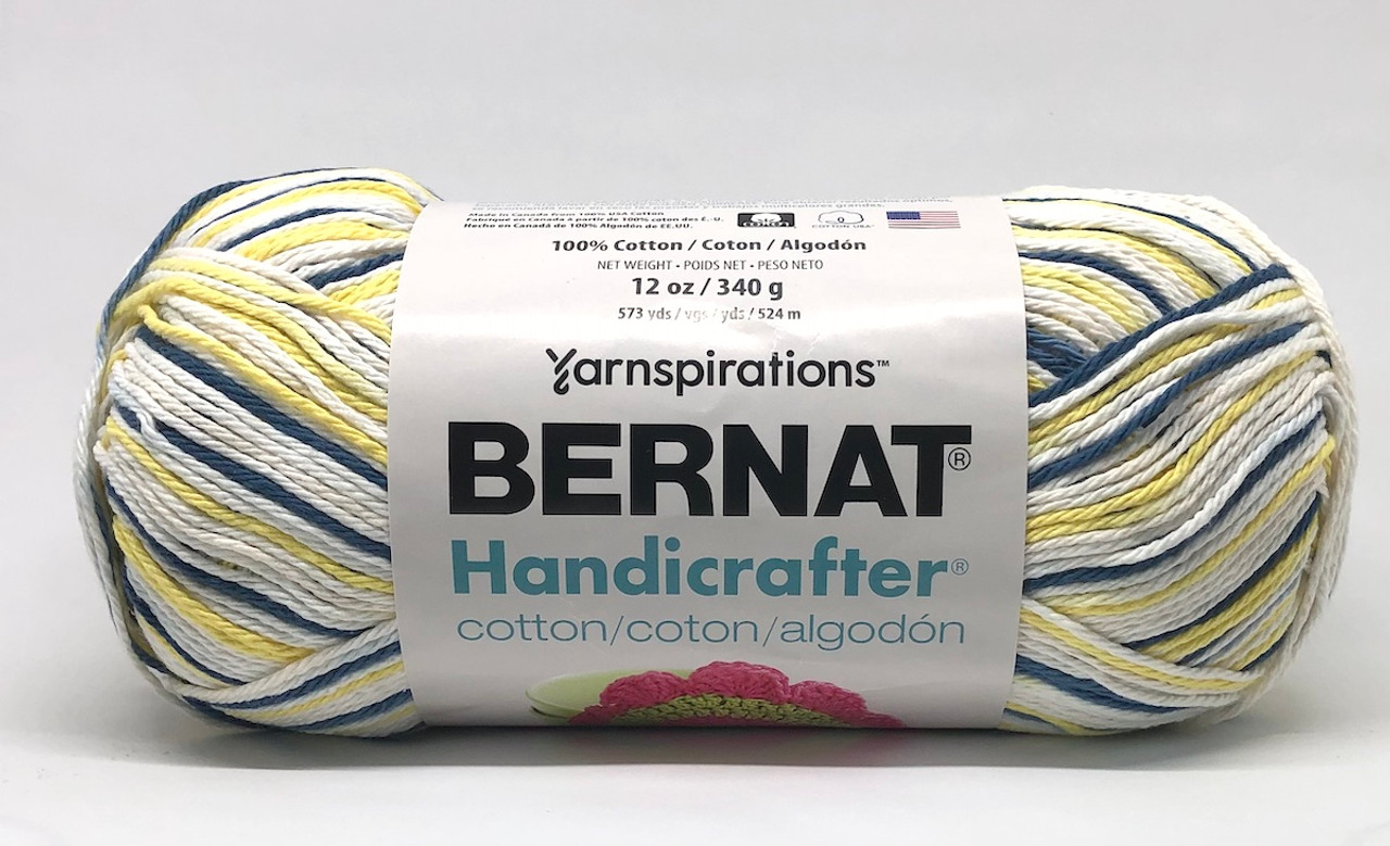 Bernat Handicrafter Cotton Yarn - Solids-Hot Green, 1 count