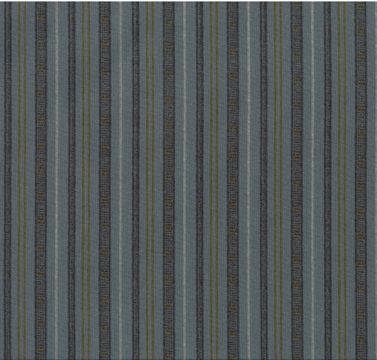 Henry Glass Time Well Spent Printed Stripe Lt. Teal Fabric By The Yard