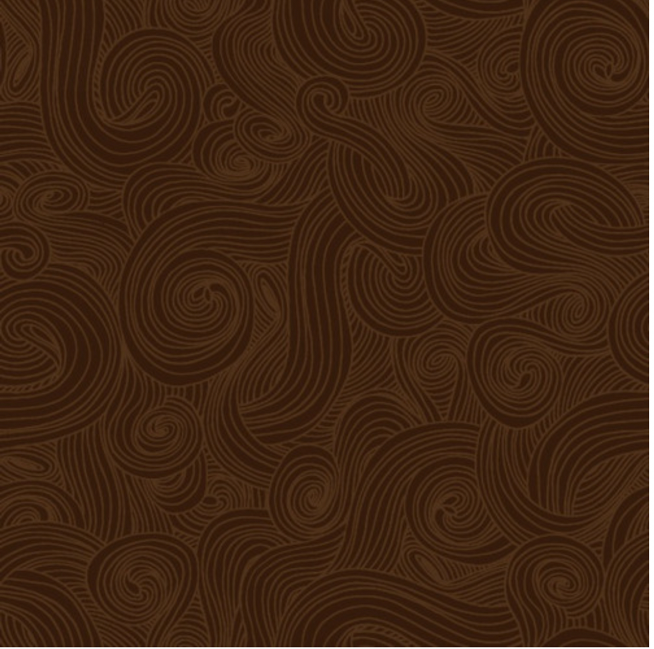 Studio E Just Color! Swirl Brown Cotton Fabric By The Yard