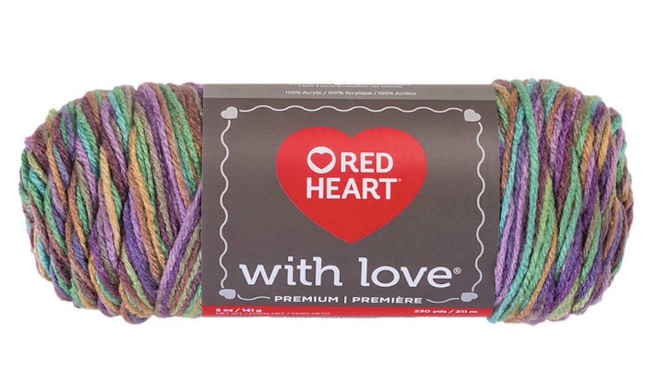 Red Heart With Love Waterlily Knitting & Crochet Yarn