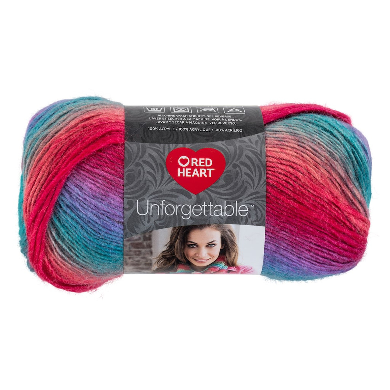Red Heart Unforgettable Red Sea Knitting & Crochet Yarn