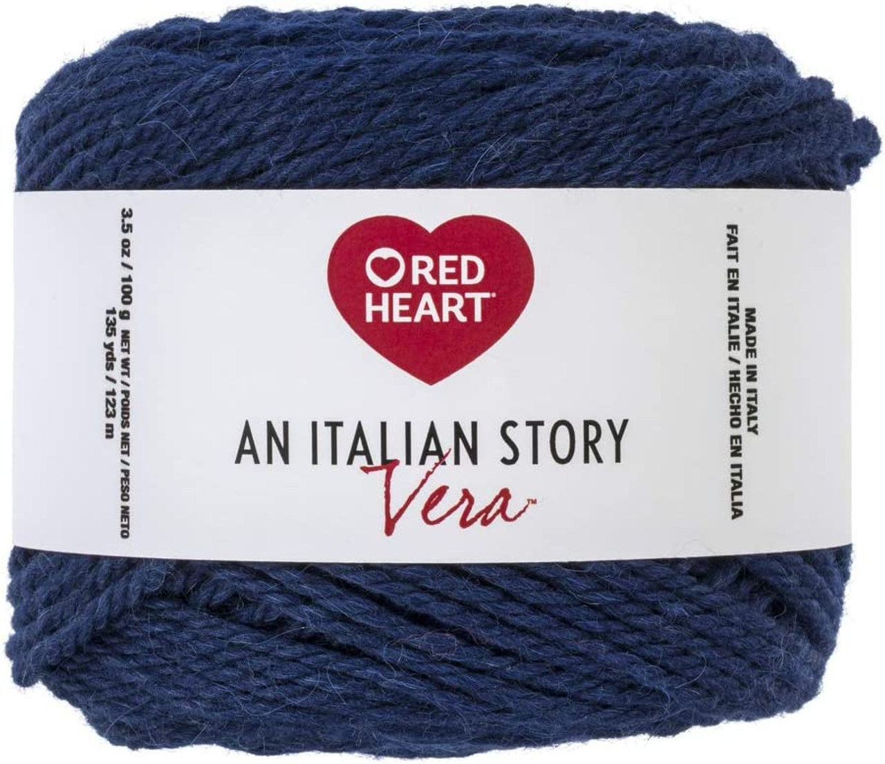 Italian Collection Vera Notte Alpaca & Wool Blend Knitting & Crochet Yarn