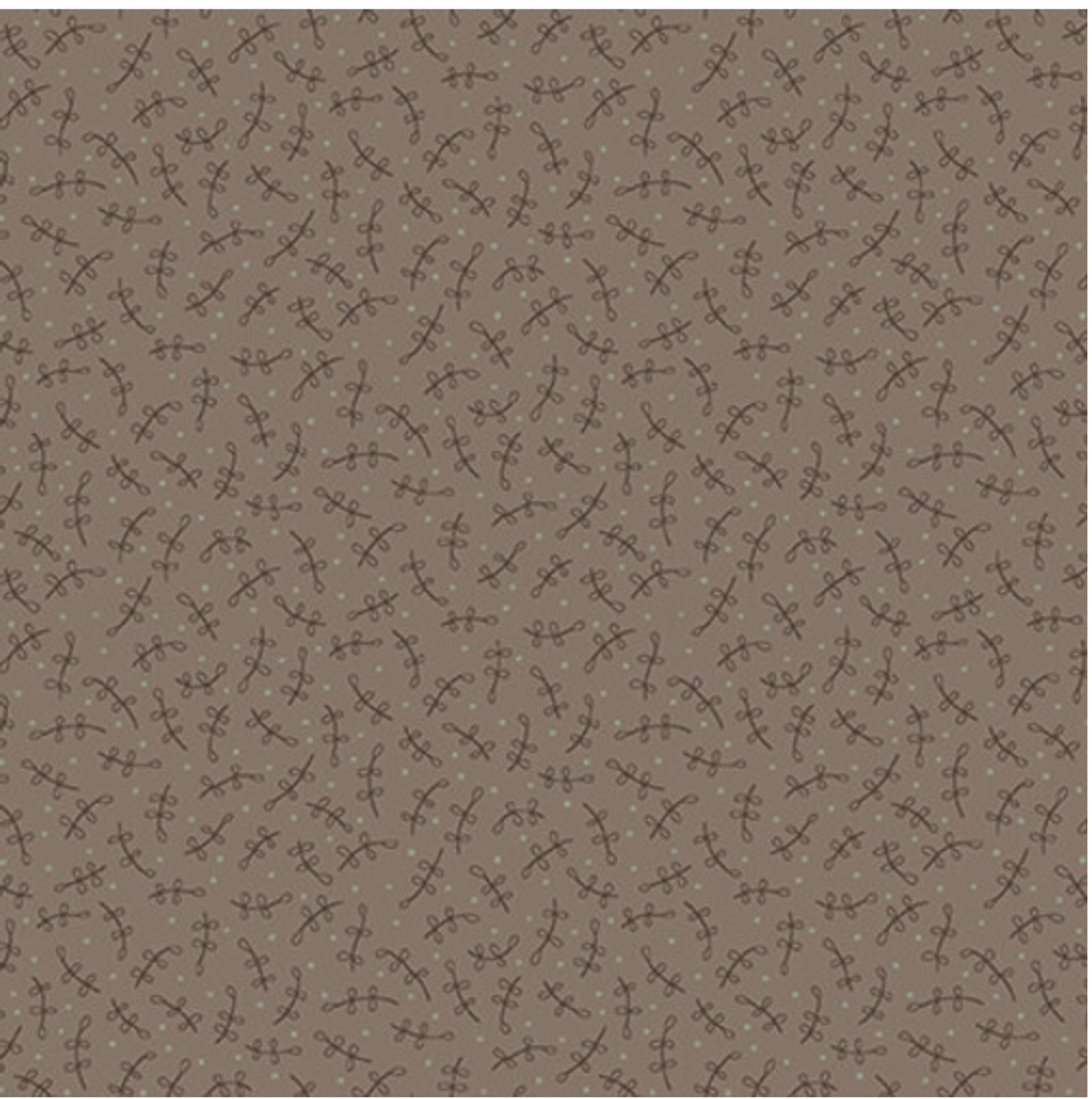 Henry Glass O Christmas Tree Leaves Seal Brown Fabric By The Yard