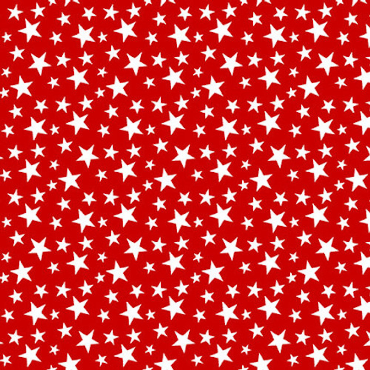 Studio E My Happy Place Tossed Little Stars Red Cotton Fabric By Yard