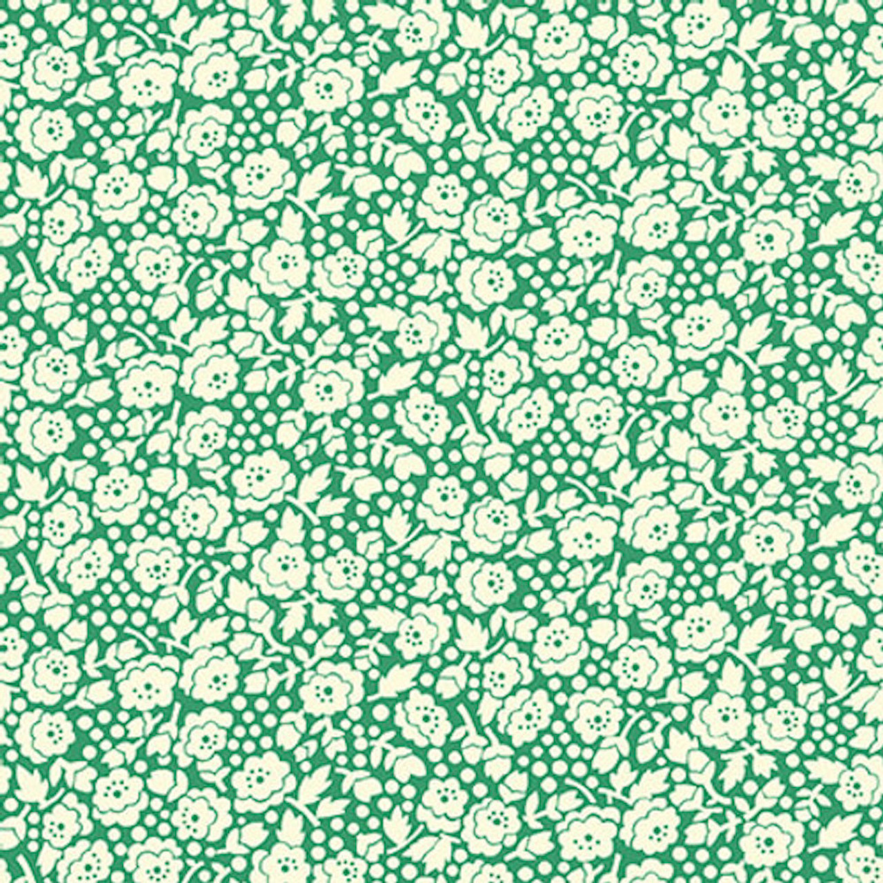 Henry Glass Nana Mae V Sm Monotone Roses Green Cotton Fabric By The Yard