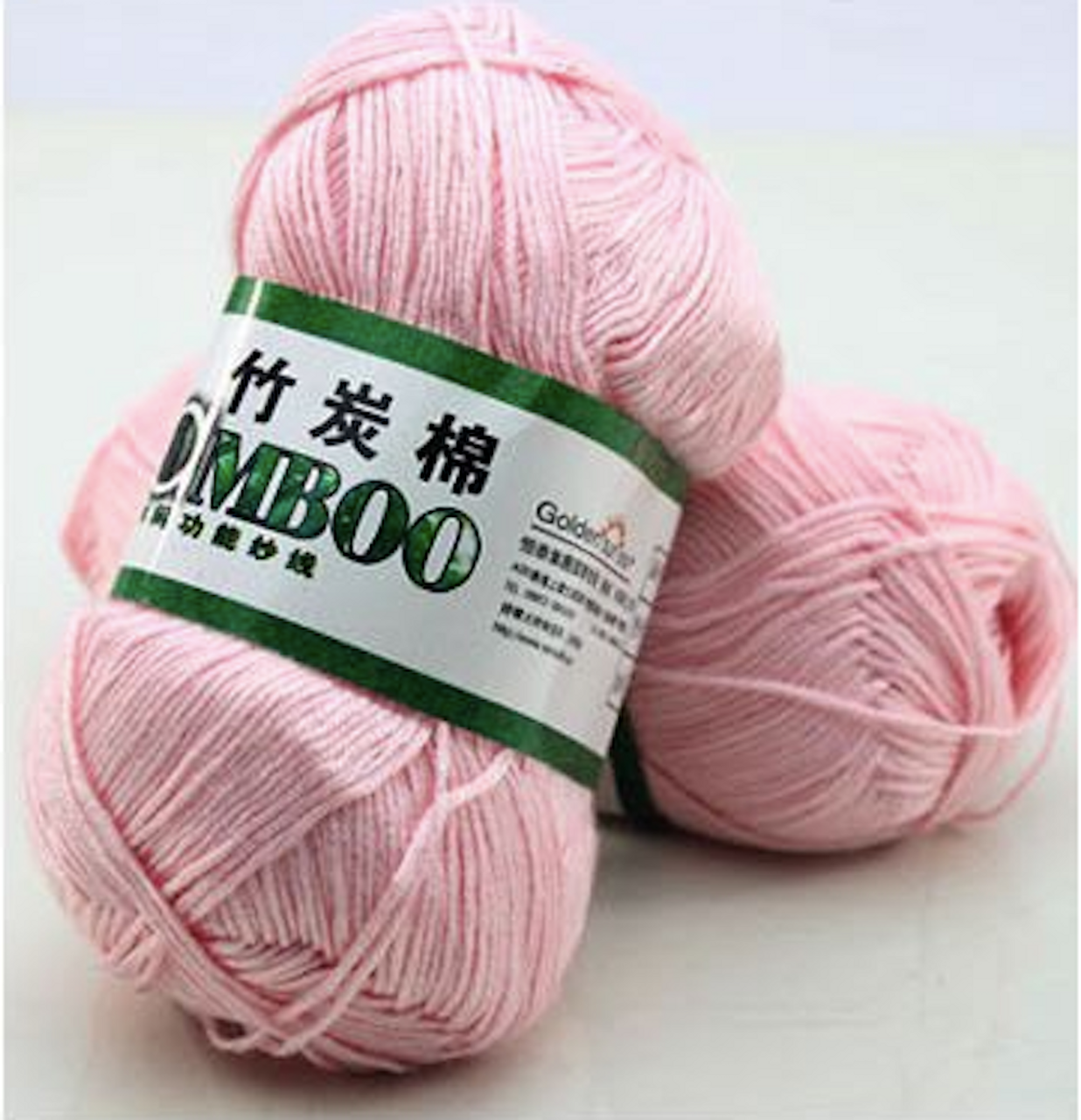 Golden Sun Bamboo Super Soft Knitting & Crochet Yarn Pink