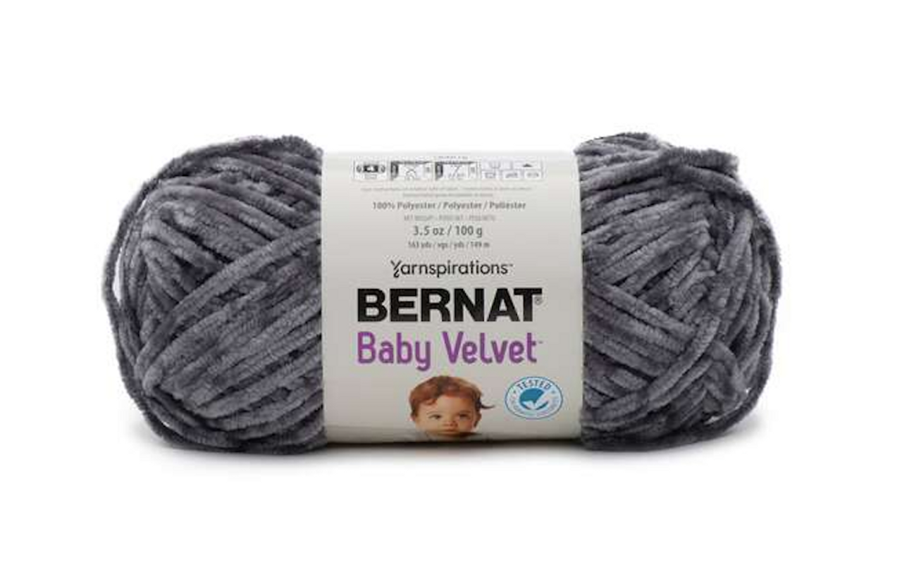 Bernat Baby Velvet Yarn Vapor Gray