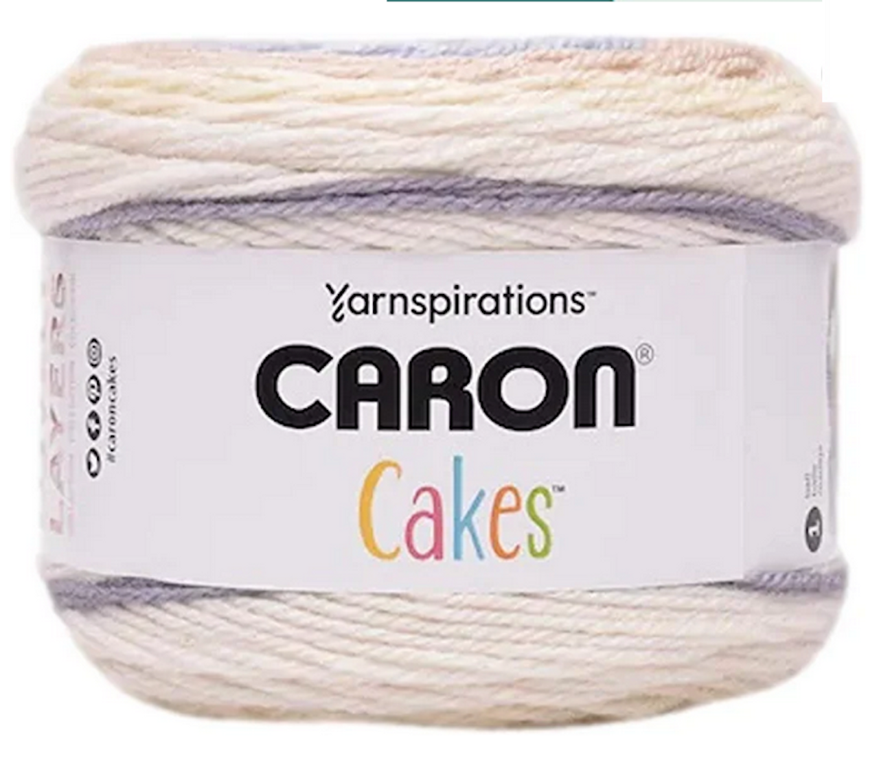 Caron Cakes Plum Cream Acrylic Wool Blend Knitting & Crochet Yarn