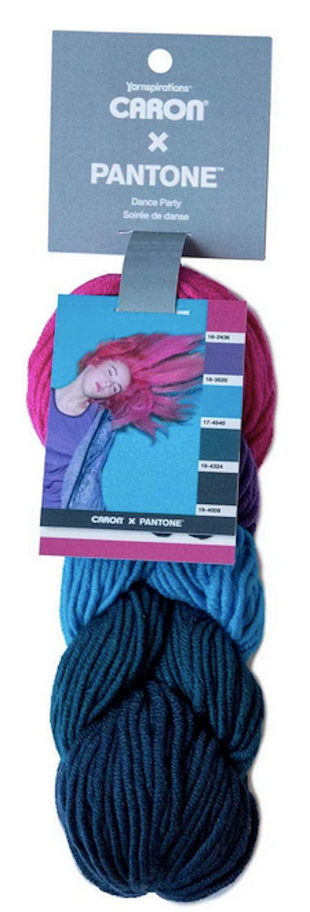 Caron Pantone X Dance Party 5-Color Knitting & Crochet Yarn