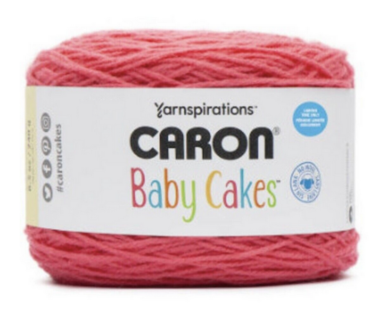 Caron Baby Cakes Rosey Red Acrylic Blend Knitting & Crochet Yarn