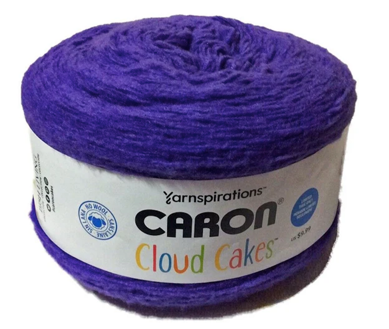 Caron Cloud Cakes Purple Polyester Knitting & Crochet Yarn