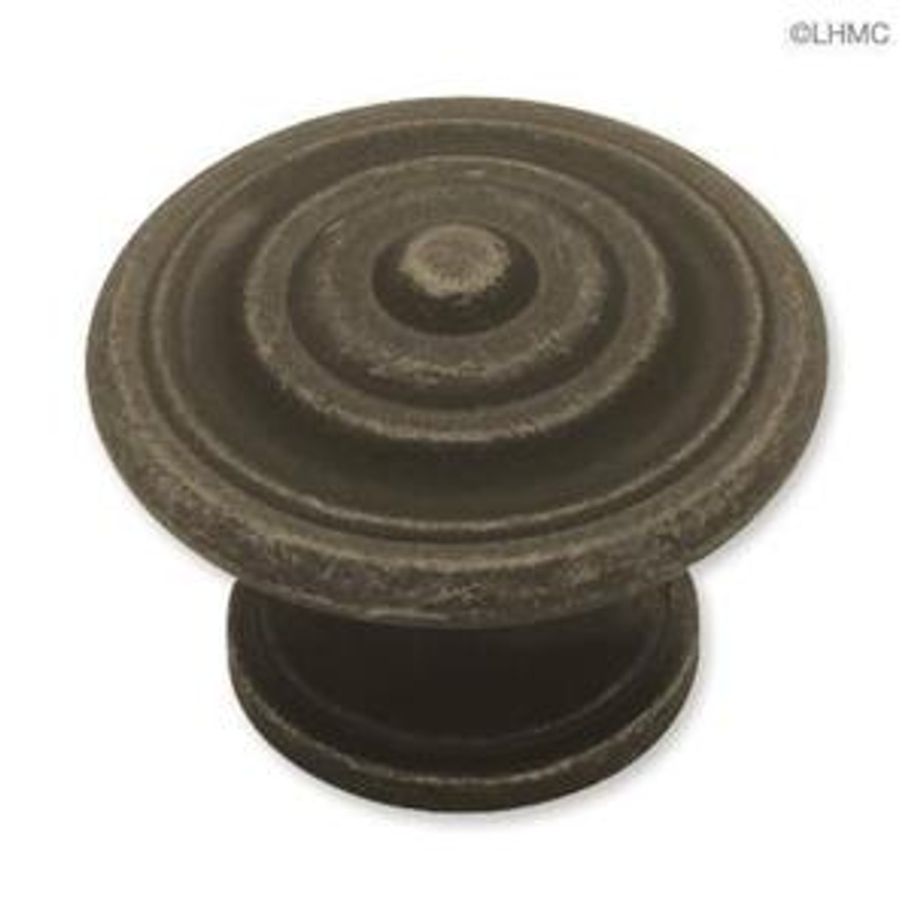 PN0407-OB Oil Rubbed Bronze 1 3/8" Concentric Cabinet Drawer Pull Knob