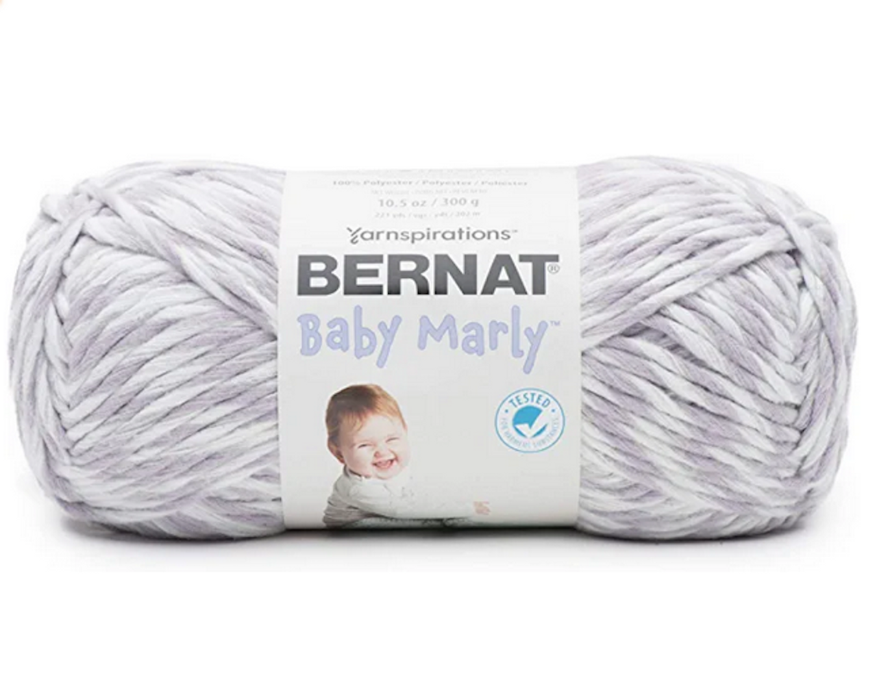Bernat Baby Marly Snow Violet 300g Knitting & Crochet Yarn