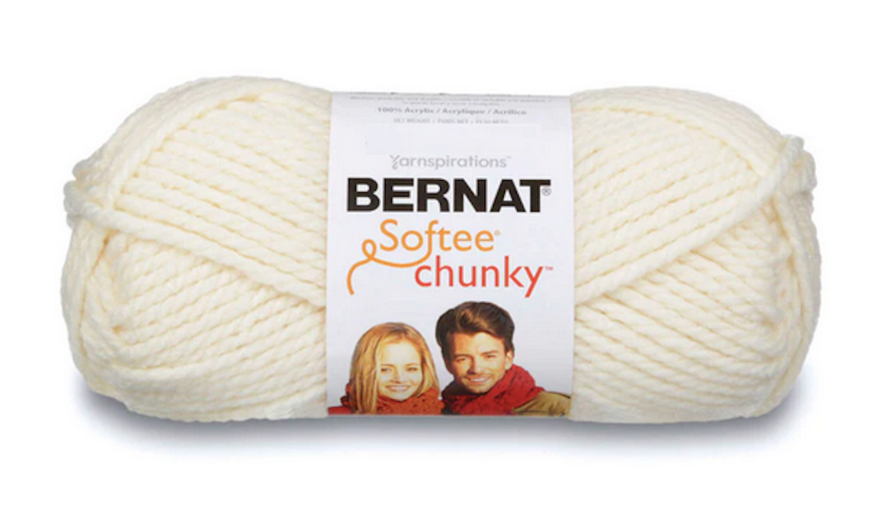 Bernat Softee Chunky Natural 300g Acrylic Knitting & Crochet Yarn