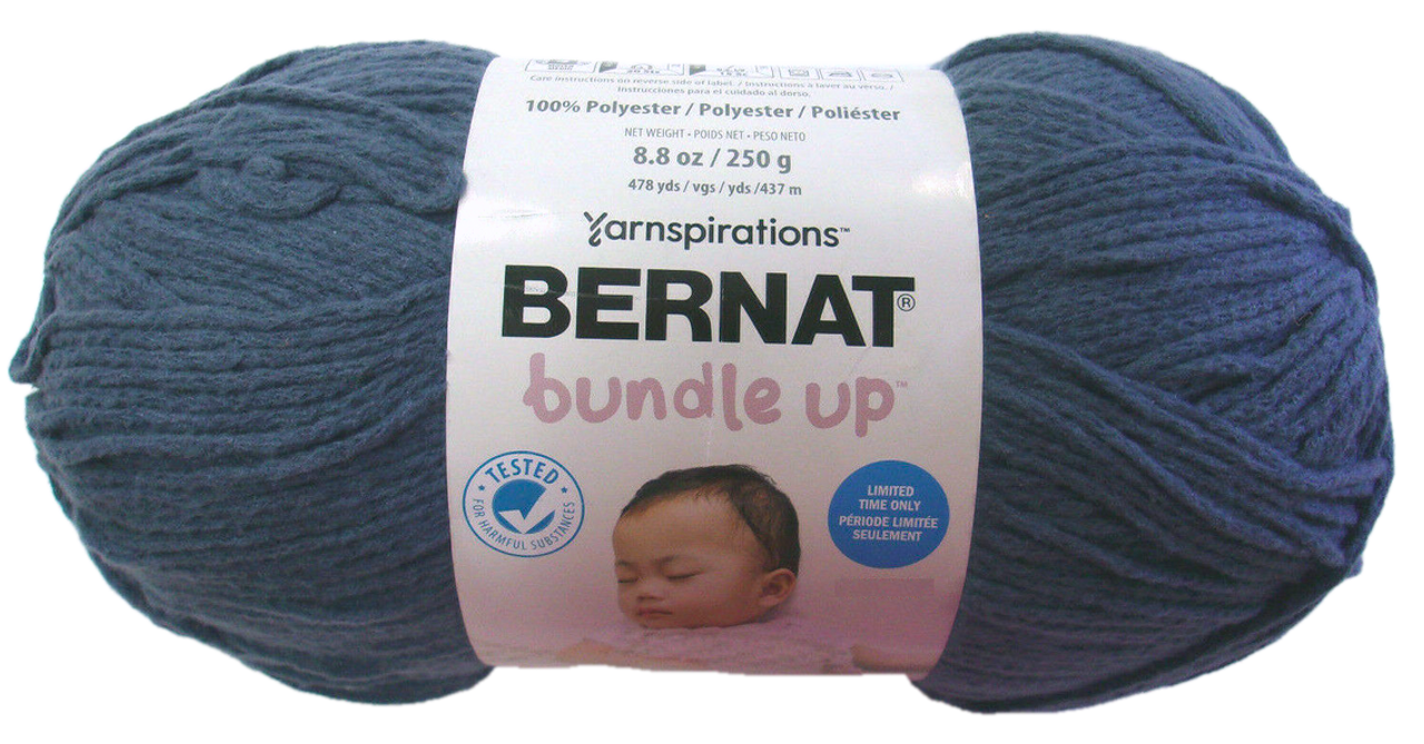 Bernat Bundle Up Big Ball 8.8 oz Beluga Knitting & Crochet Yarn