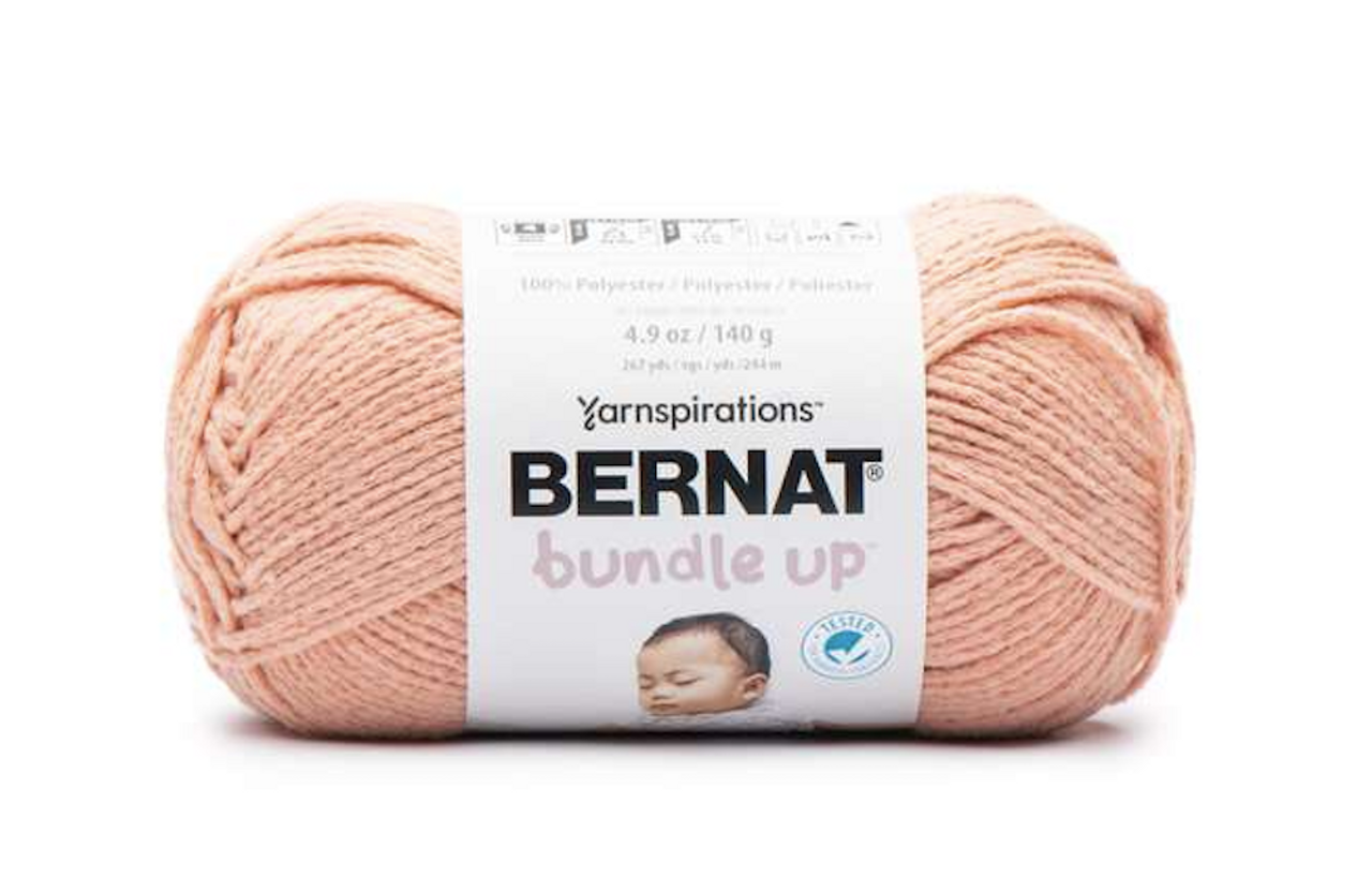 Bernat Bundle Up Small Ball 4.9 oz Apricot Knitting & Crochet Yarn