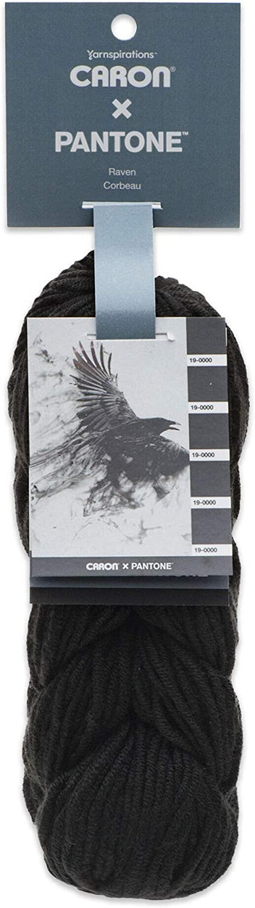 Caron Pantone X Raven 5-Color Knitting & Crochet Yarn