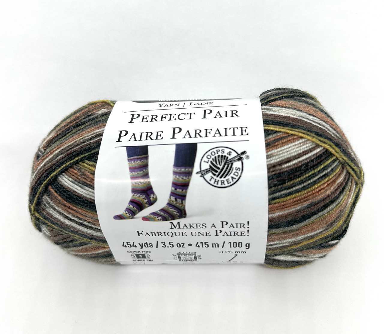 Loops & Threads Perfect Pair Atlantic City Sock Bamboo Blend Knitting Crochet Yarn