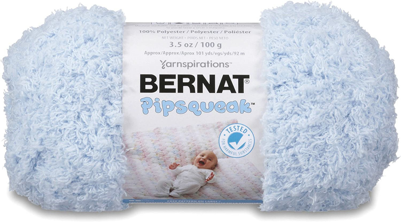 Bernat Pipsqueak Baby Blue Baby Knitting & Crochet Yarn Flying Bulldogs, Inc.