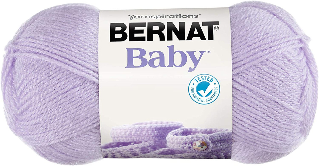 Bernat Baby Soft Lilac Acrylic / Nylon Blend Knitting & Crochet Yarn