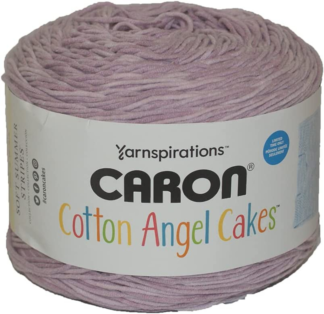 Caron Cotton Angel Cakes Heather Knitting & Crochet Yarn