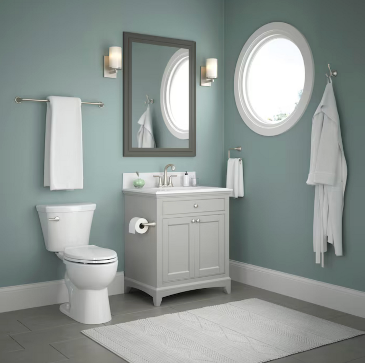 Delta LRK18-BN Larkin Bath 18" Towel Bar Satin Nickel Finish