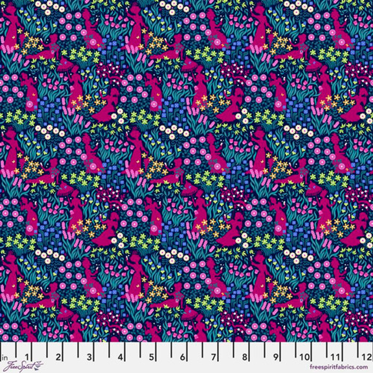 Free Spirit Stacy Peterson Belle Epoque Promenade Multi Cotton Fabric By Yard