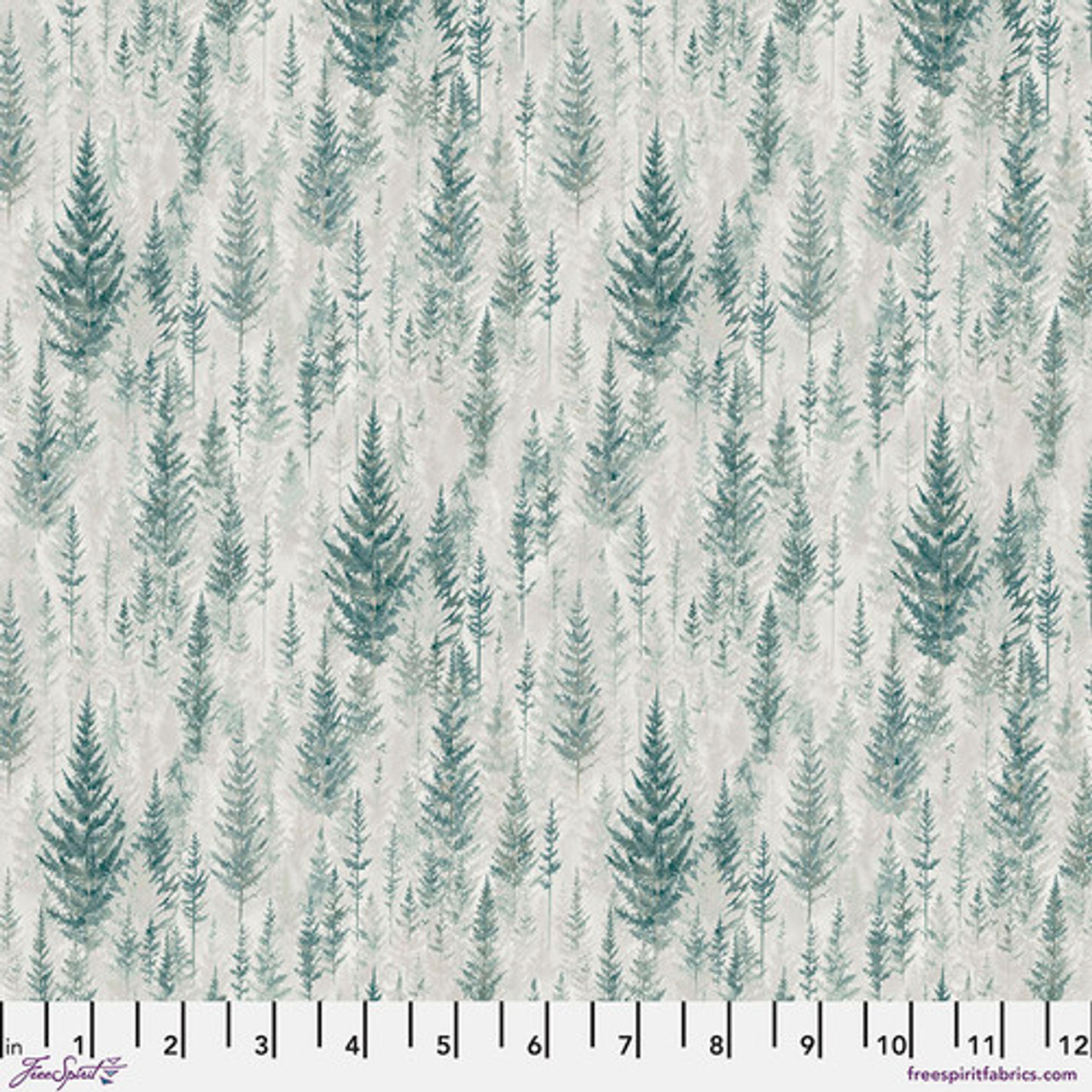 Free Spirit Sanderson Woodland Blooms Juniper Pine Forest Fabric By The Yard