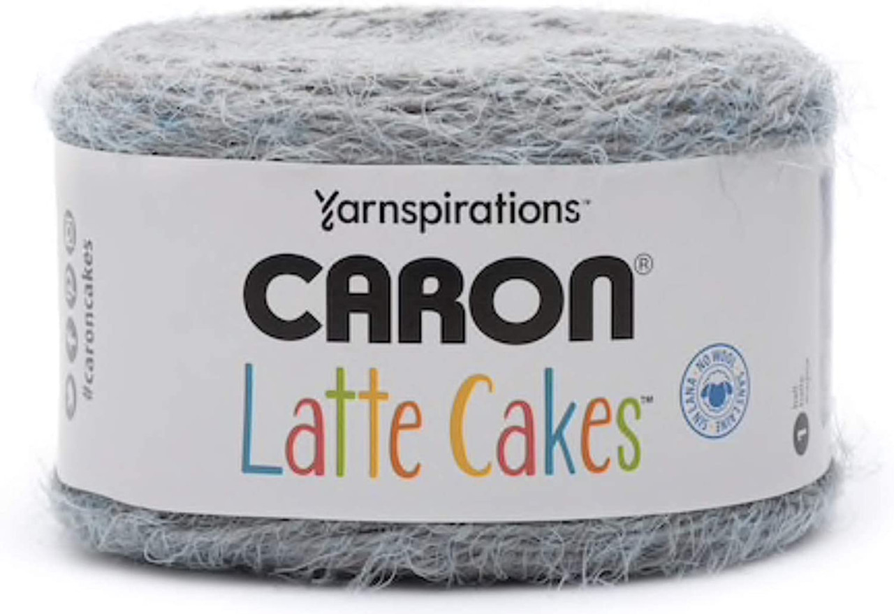 Caron Latte Cakes Grey Velvet Acrylic Blend Knitting & Crochet Yarn