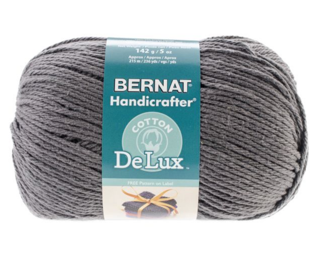 Bernat Handicrafter Cotton Blended Navy Lemon Knitting & Crochet Yarn -  Flying Bulldogs, Inc.