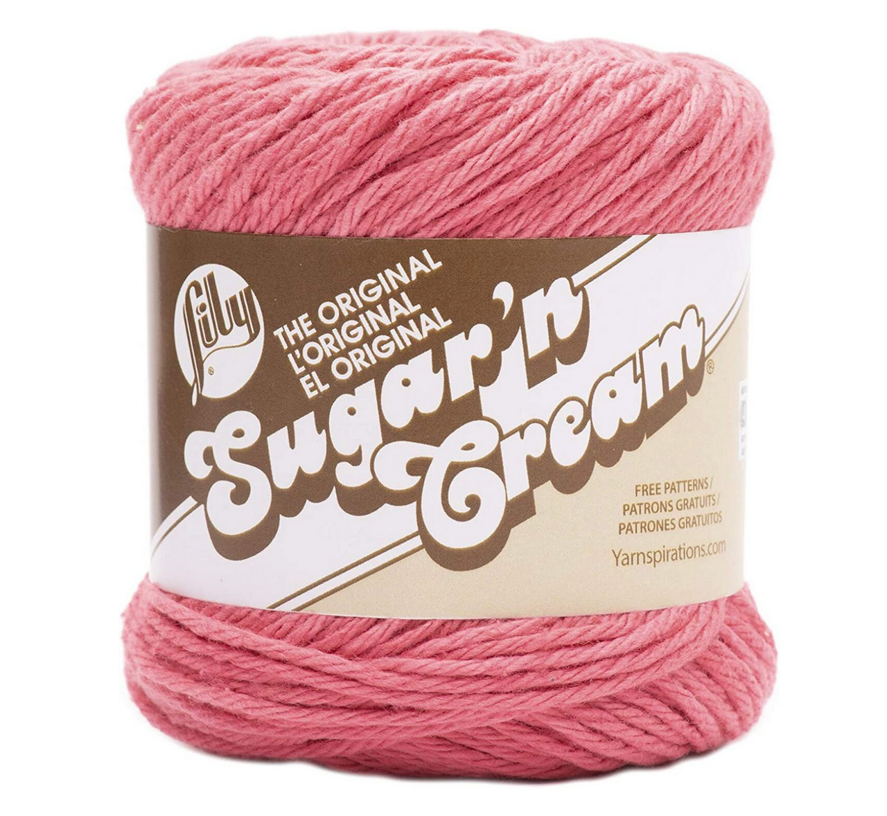 Sugar N' Cream Original Cotton Pretty In Pink Knitting & Crochet Yarn