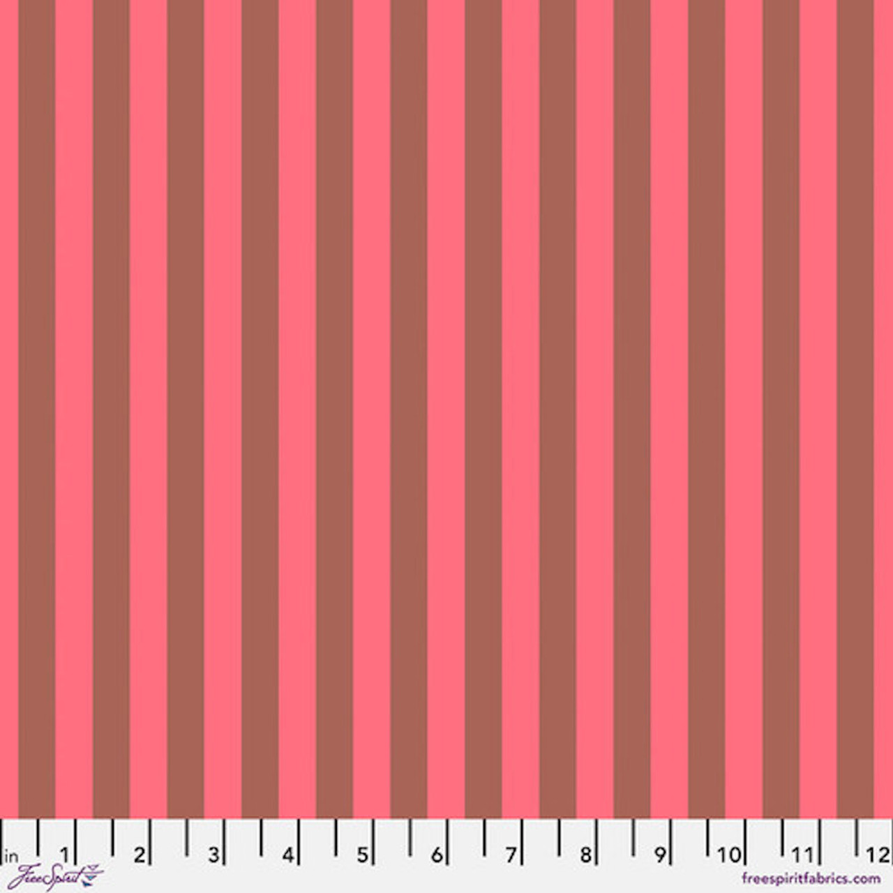 Free Spirit Tula Pink True Colors Neon Tent Stripe Nova Cotton Fabric By Yd