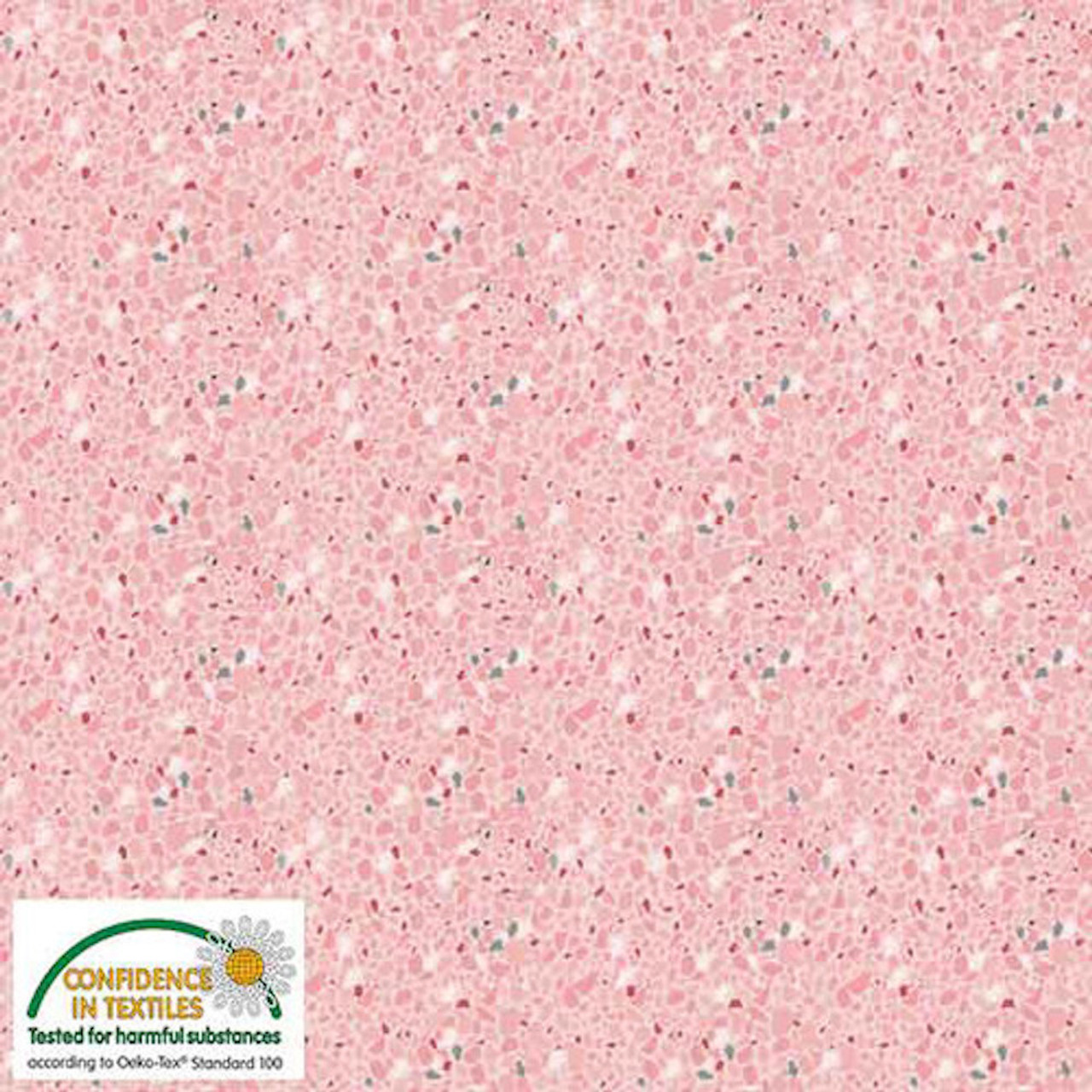 Stof European Quilting Best Bits Granite Pink Cotton Fabric By The Yard