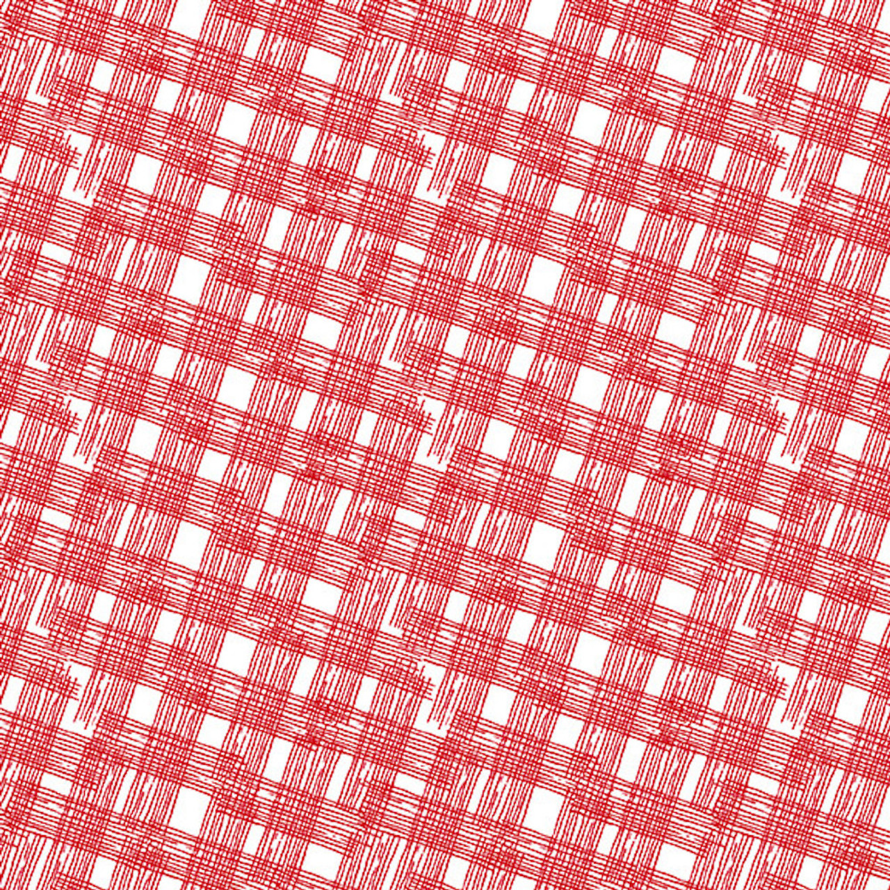 Blank Quilting Lets Partea! Abstract Argyle Red Cotton Fabric By The Yard