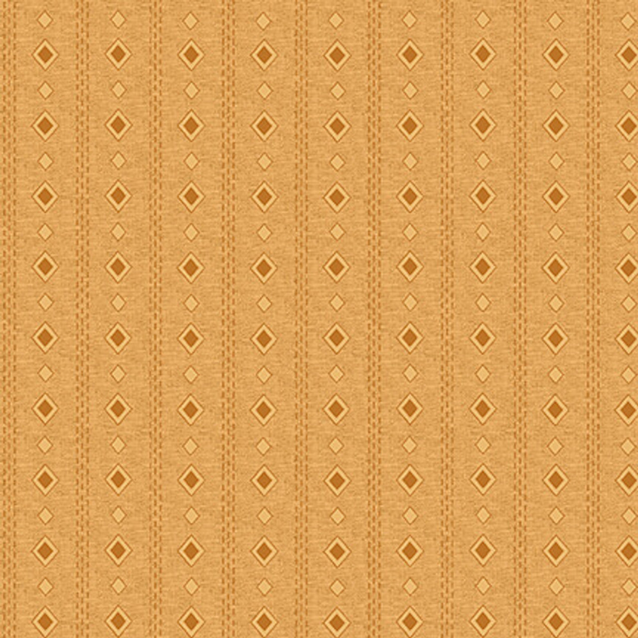 Blank Quilting Ashton Collection Diamond Stripe Gold Cotton Fabric By The Yard