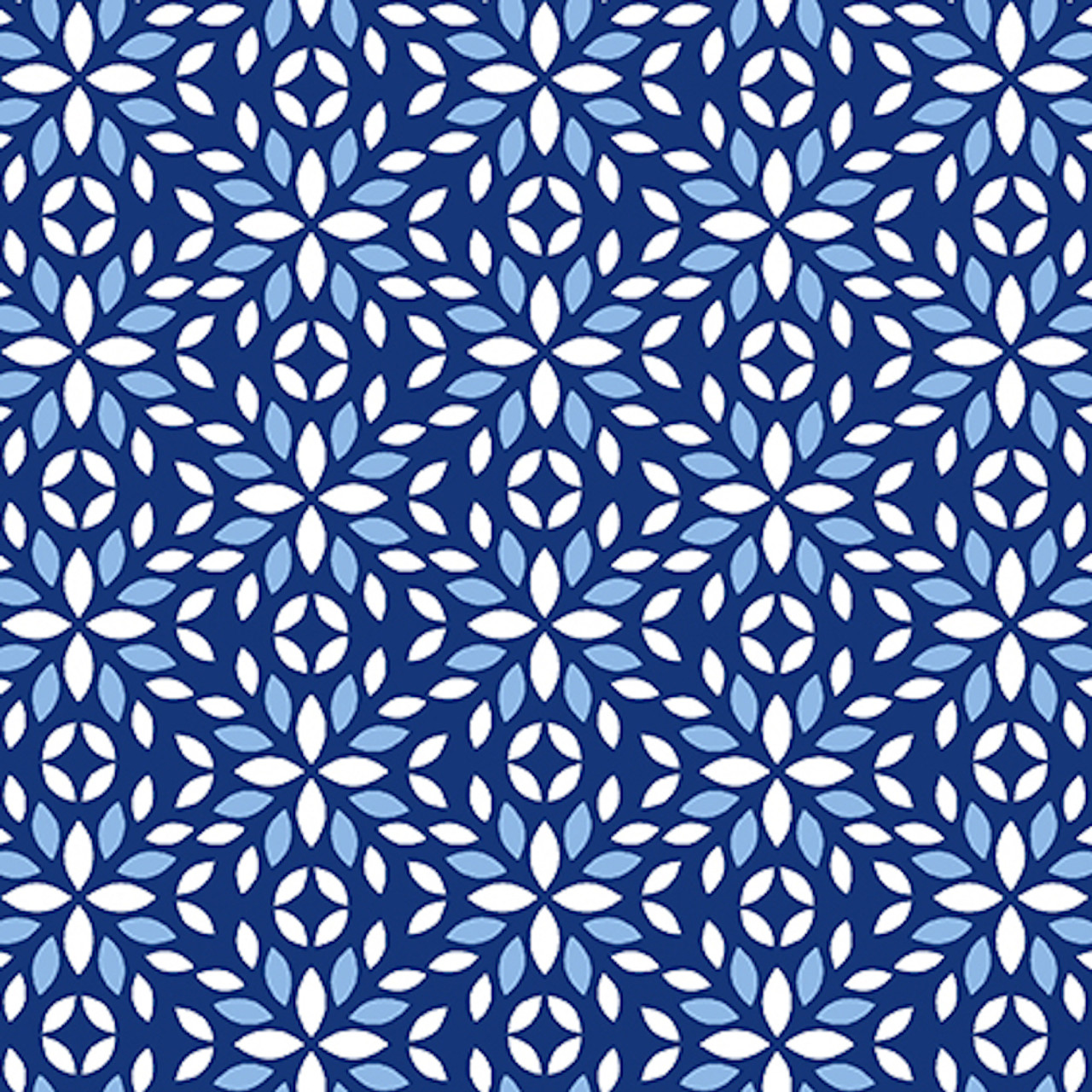 Blank Quilting Anthem Tiles Dk Blue Cotton Quilting Fabric By The Yard