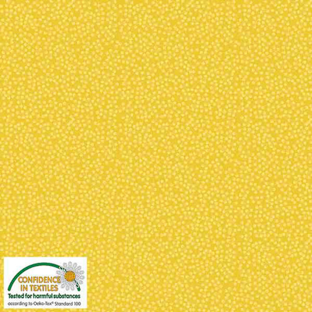 Stof Quilters Combination Branches Yellow Cotton Fabric By The Yard