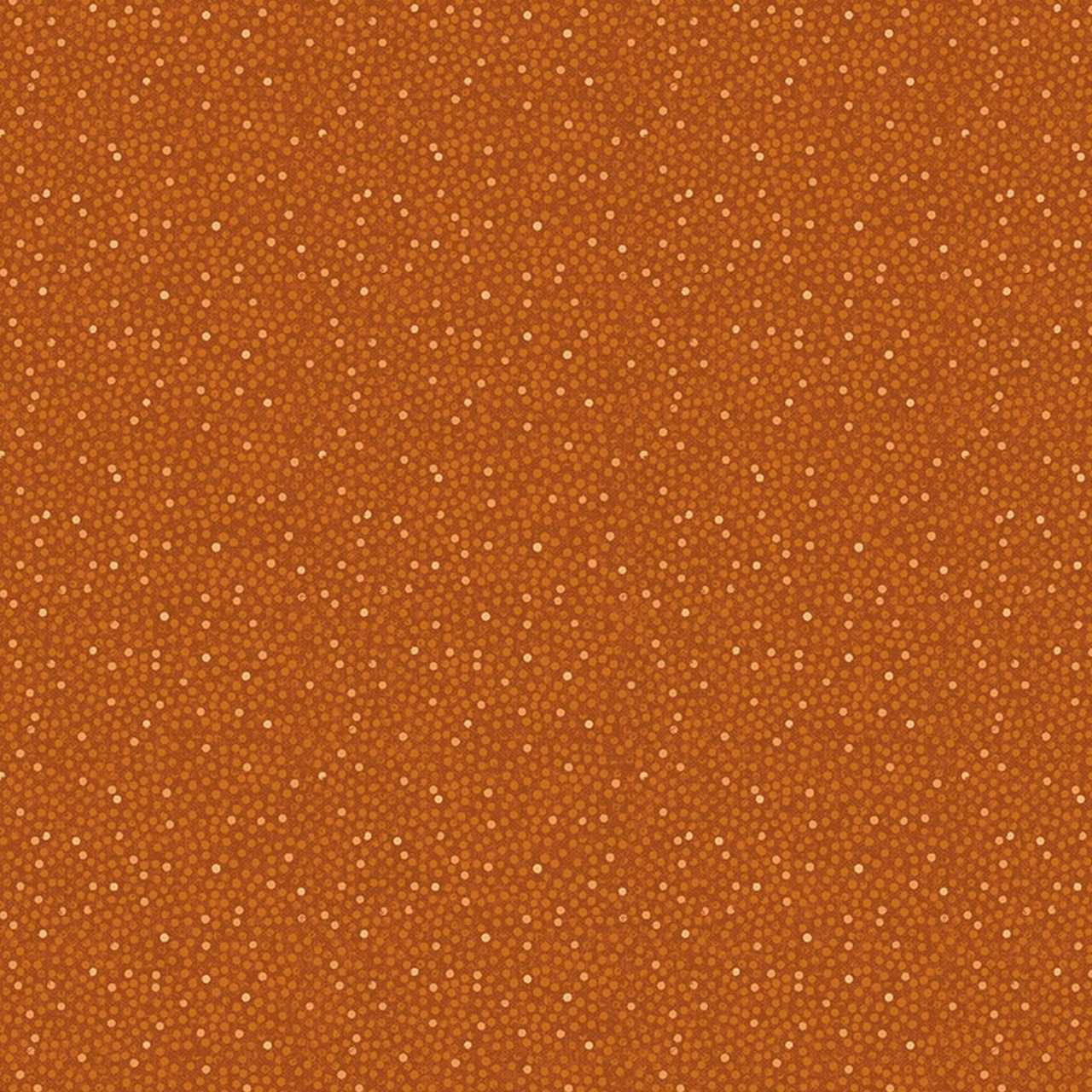 Stof European Solaire Small Dot Cognac Cotton Fabric By The Yard