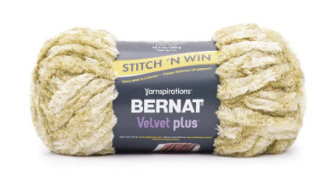 Yarnspirations Bernat Velvet, 100% Polyester Bulky Yarn, 10.5