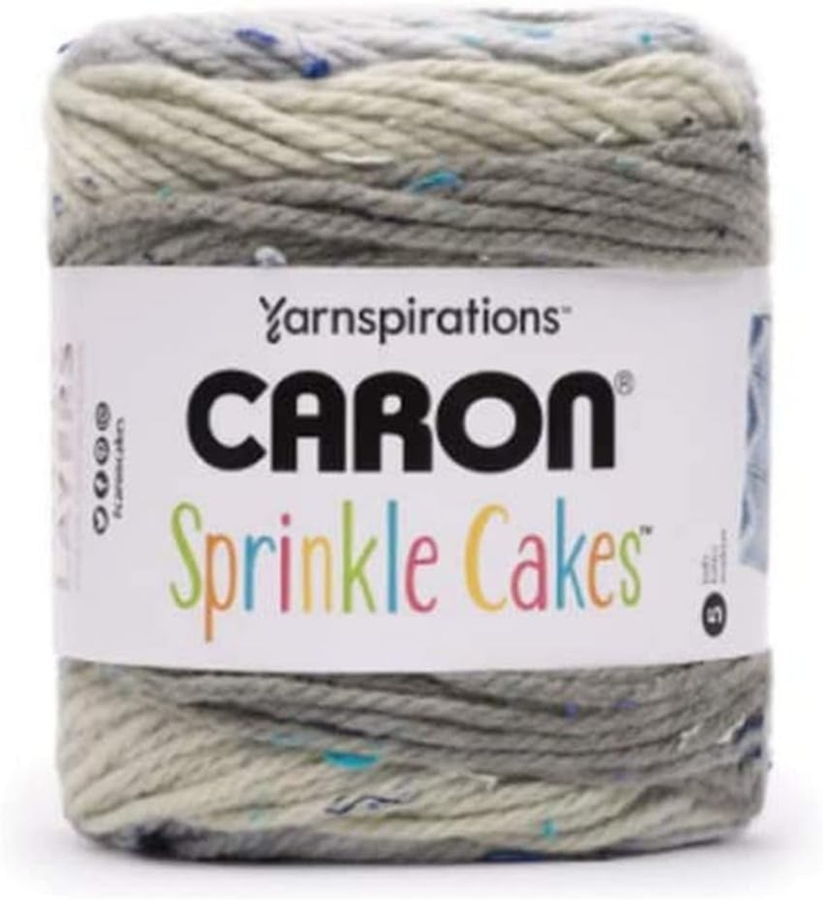 Caron Sprinkle Cakes Lime Cream Knitting & Crochet Yarn